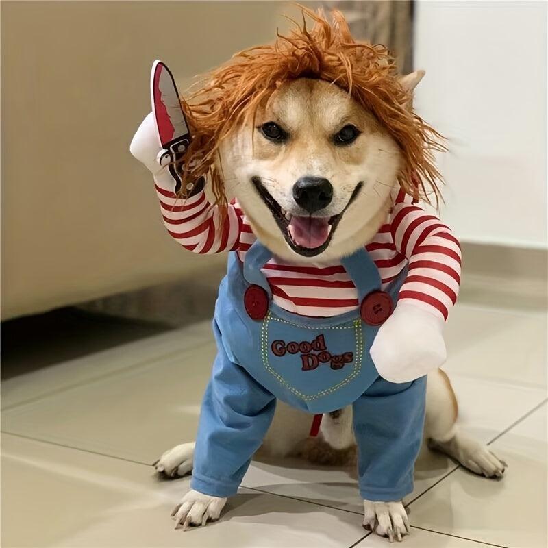 Halloween Pet Costume Dog Dress Up Funny Clothing