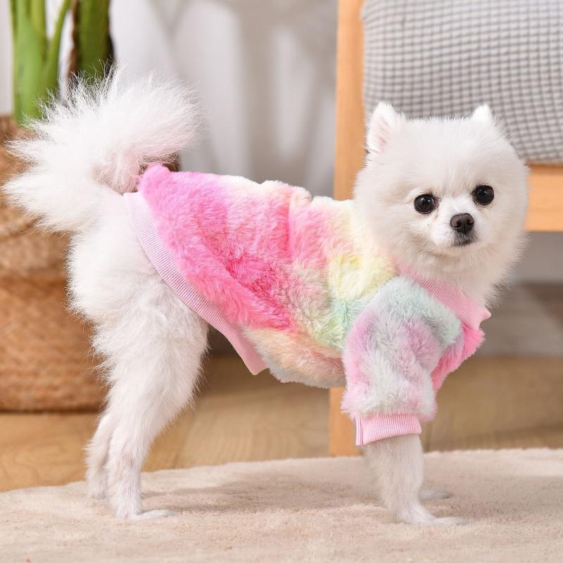 Cozy and Stylish Fleece Sweater for Small Dogs