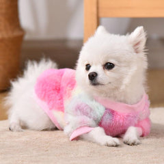 Cozy and Stylish Fleece Sweater for Small Dogs