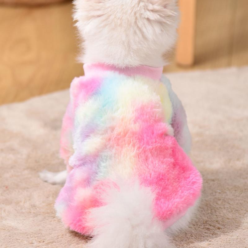 Cozy and Stylish Fleece Sweater for Small Dogs