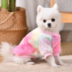 Cozy and Stylish Fleece Sweater for Small Dogs