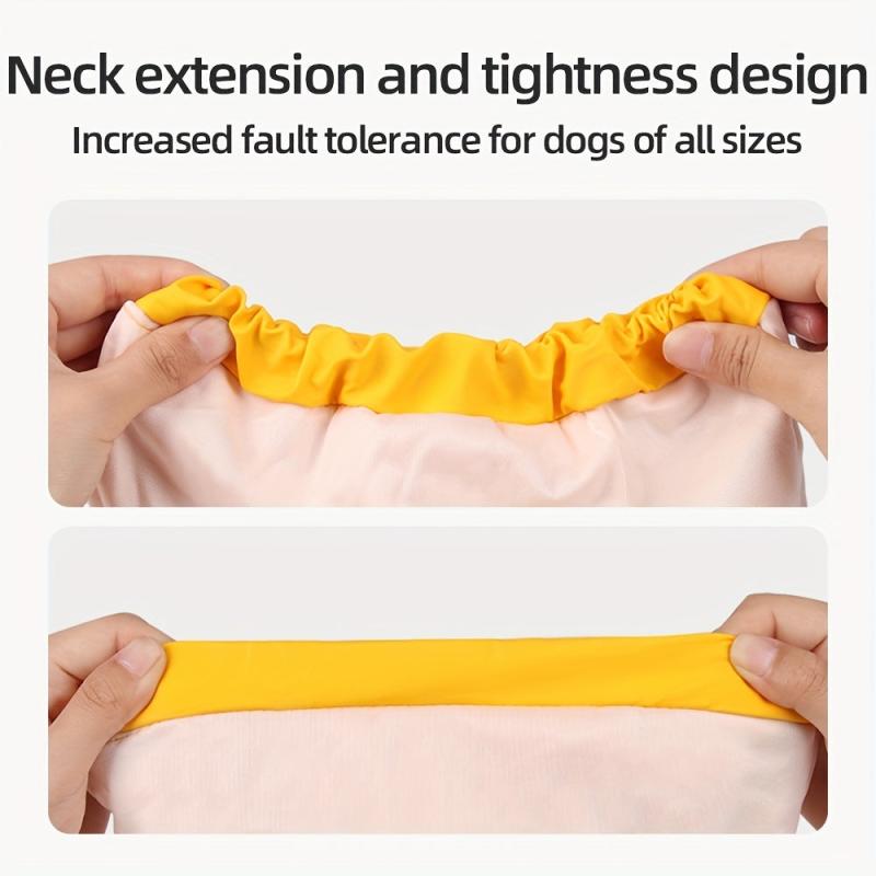 Pet Hooded Raincoat Cape Style Reflective Dog Clothing