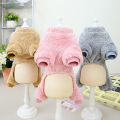 Winter Pet Jumpsuit Sweater Fleece Warm for Medium to Large Dog and Cat