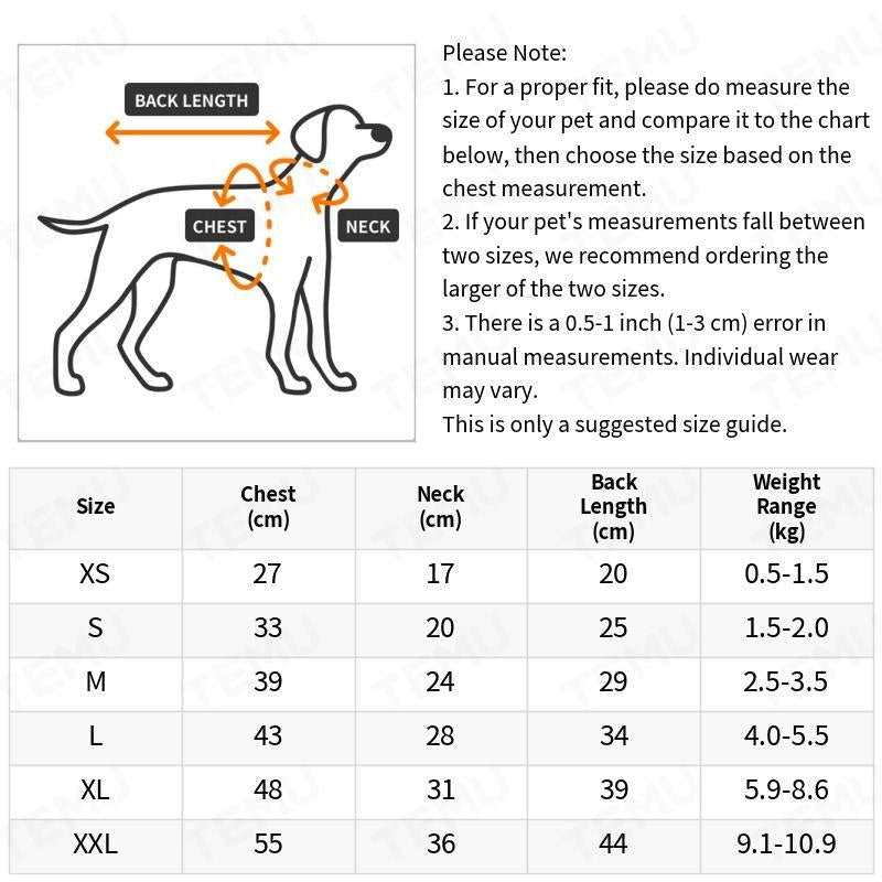 Reflective Pet Raincoat Waterproof and Breathable Dog Jacket