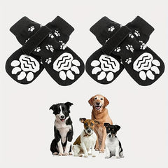 4pcs Dog Boots Non slip Puppy Shoes Breathable Outdoor And Indoor Puppy Shoes