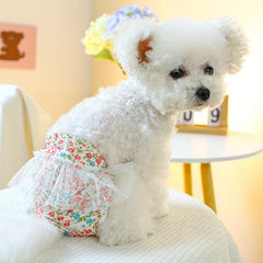 Reusable Female Dog Sanitary Pants - Keep Home Clean and Dog Comfortable
