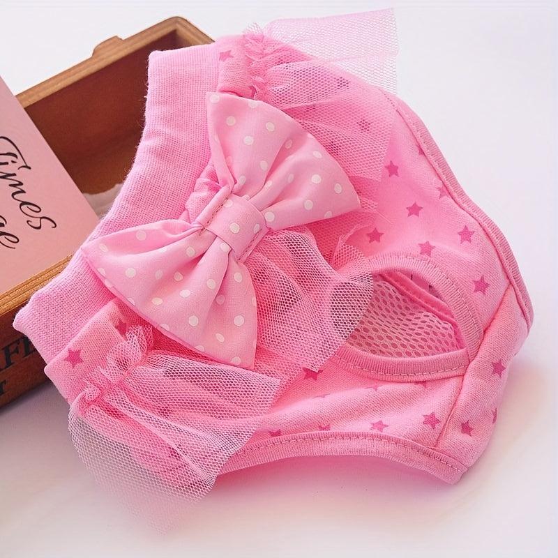 Lace Dog Physiological Underwear Stylish Pet Pants