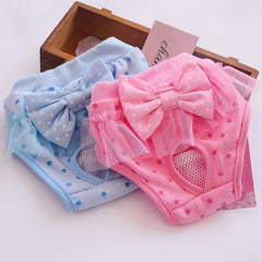 Lace Dog Physiological Underwear Stylish Pet Pants