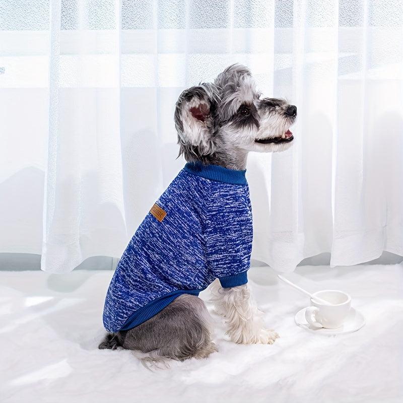Dog Puppy Knitted Classic Sweater Warm Fleece Winter Clothes