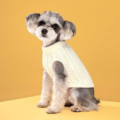 Knitted Pet Sweater Warm Dog Sweatshirt Winter Apparel For Kitten Puppy