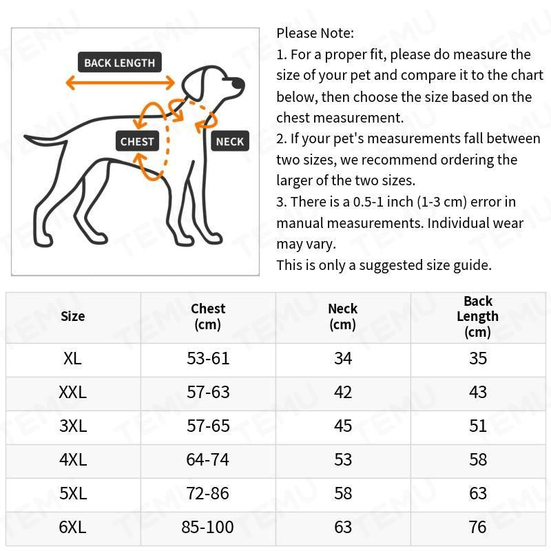 Thicken Warm Reflective Strap Dog Jacket for Autumn/Winter