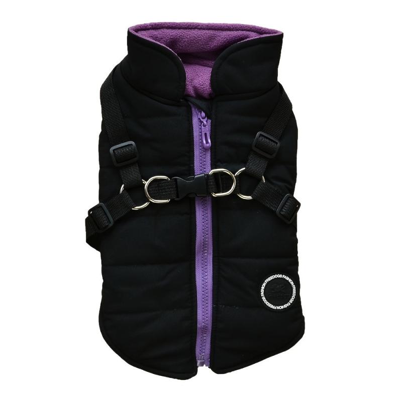 Winter Dog Vest with Leash Ring for Small Medium Large Dogs