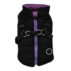 Winter Dog Vest with Leash Ring for Small Medium Large Dogs