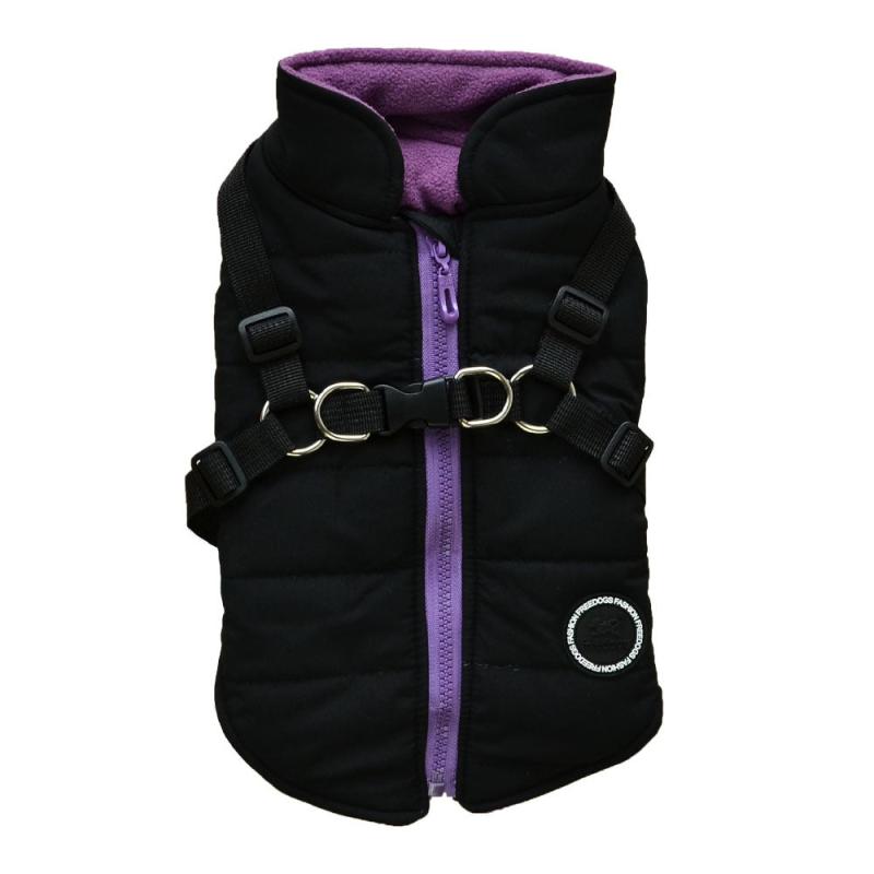 Winter Dog Vest with Leash Ring for Small Medium Large Dogs