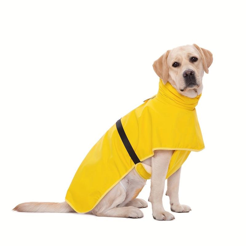 Adjustable Reflective Pet Raincoat Waterproof Dog Hoodie Poncho