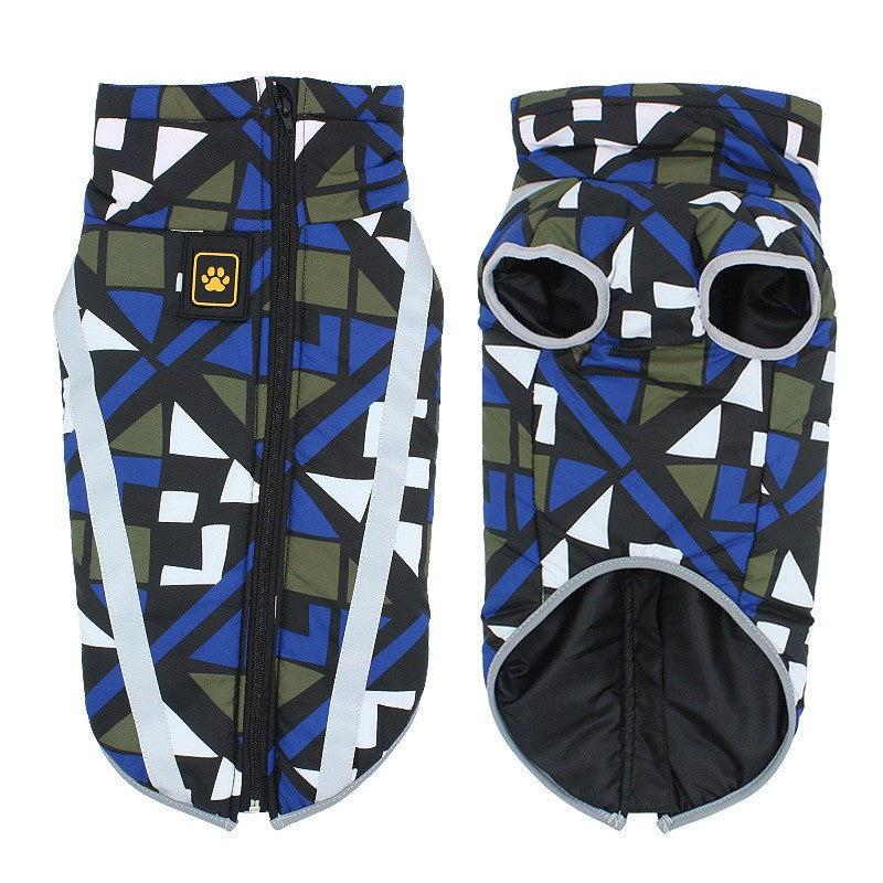 Waterproof Warm Dog Winter Coat with Reflective Decor