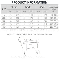 Waterproof Warm Dog Winter Coat with Reflective Decor
