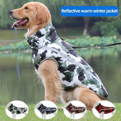 Waterproof Warm Dog Winter Coat with Reflective Decor