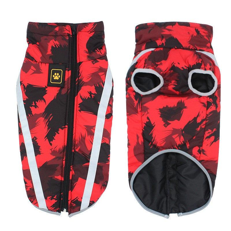 Waterproof Warm Dog Winter Coat with Reflective Decor
