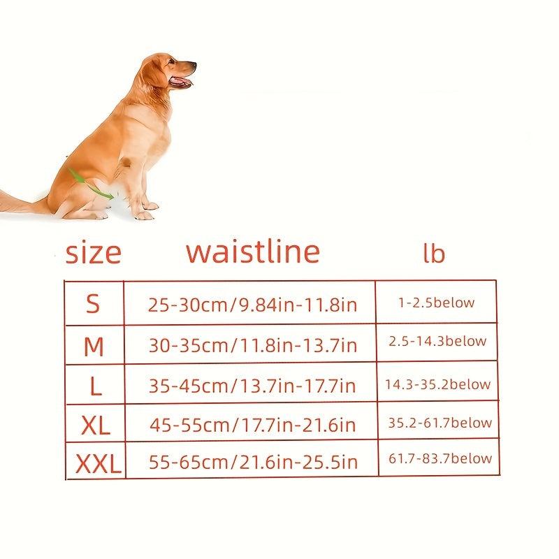 Adjustable Reusable Dog Diapers - Keep Your Pet Clean & Comfortable