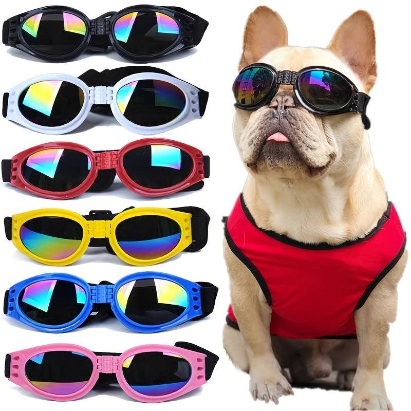 UV Protection Dog Sunglasses with Adjustable Head Strap