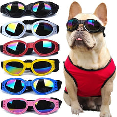 UV Protection Dog Sunglasses with Adjustable Head Strap