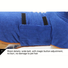 Soft Microfiber Pet Hooded Bath Towel for Quick Drying