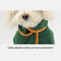 Soft Microfiber Pet Hooded Bath Towel for Quick Drying
