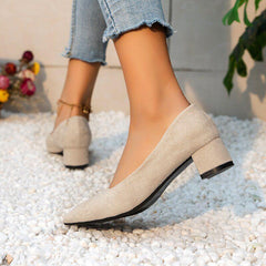 Women's Satin High Heel Pumps Pointed Toe