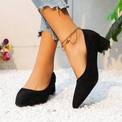 Women's Satin High Heel Pumps Pointed Toe