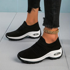 Women's Chunky Slip On Air Cushion Sneakers Lightweight Shoes