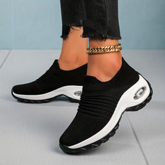 Women's Chunky Slip On Air Cushion Sneakers Lightweight Shoes