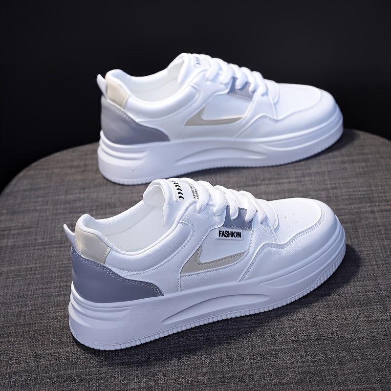 Women's Platform Casual Shoes Lightweight Sneakers Lace Up Low Top