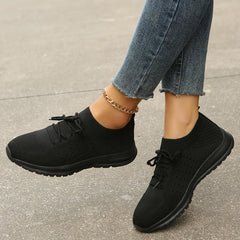 Women's Knitted Sports Shoes Lightweight & Breathable Running Shoes