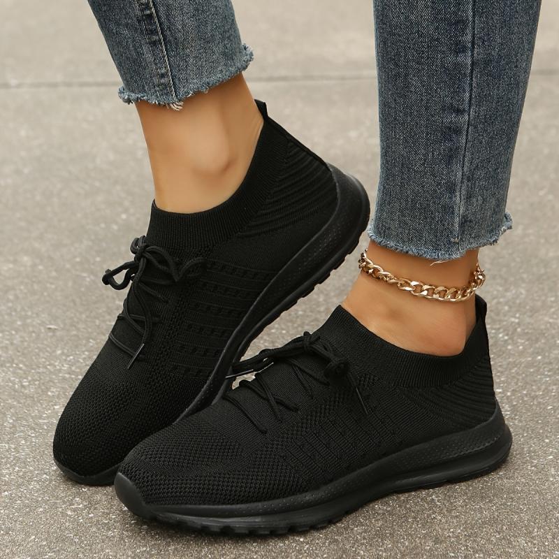 Women's Knitted Sports Shoes Lightweight & Breathable Running Shoes