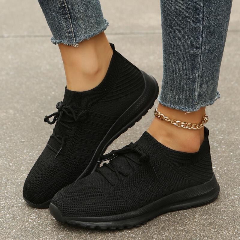 Women's Knitted Sports Shoes Lightweight & Breathable Running Shoes
