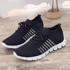 Women's Breathable Lace Up Running Shoes Lightweight & Anti skid Sneakers