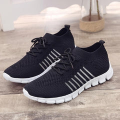 Women's Breathable Lace Up Running Shoes Lightweight & Anti skid Sneakers