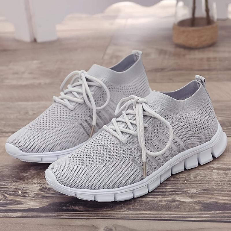 Women's Breathable Lace Up Running Shoes Lightweight & Anti skid Sneakers