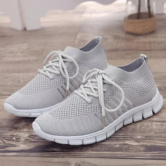 Women's Breathable Lace Up Running Shoes Lightweight & Anti skid Sneakers