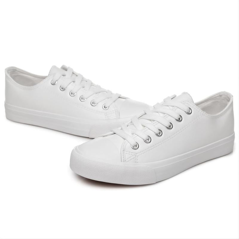 Women's Lace Up Round Toe Sneakers Daily Walking Shoes