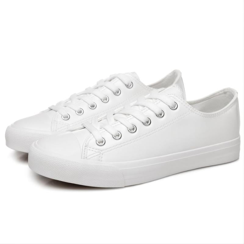 Women's Lace Up Round Toe Sneakers Daily Walking Shoes
