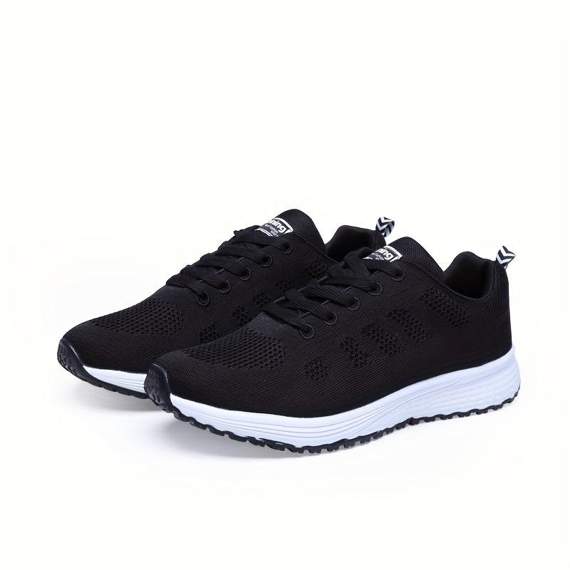 Women's Breathable Woven Sneakers Low Top Sport Shoes