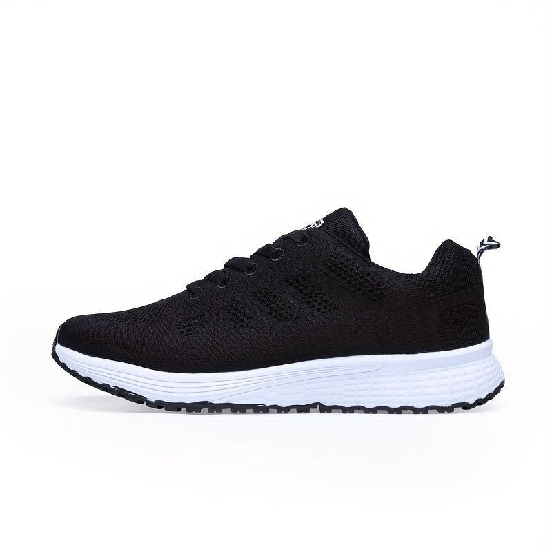 Women's Breathable Woven Sneakers Low Top Sport Shoes