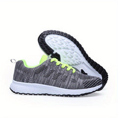 Women's Breathable Woven Sneakers Low Top Sport Shoes