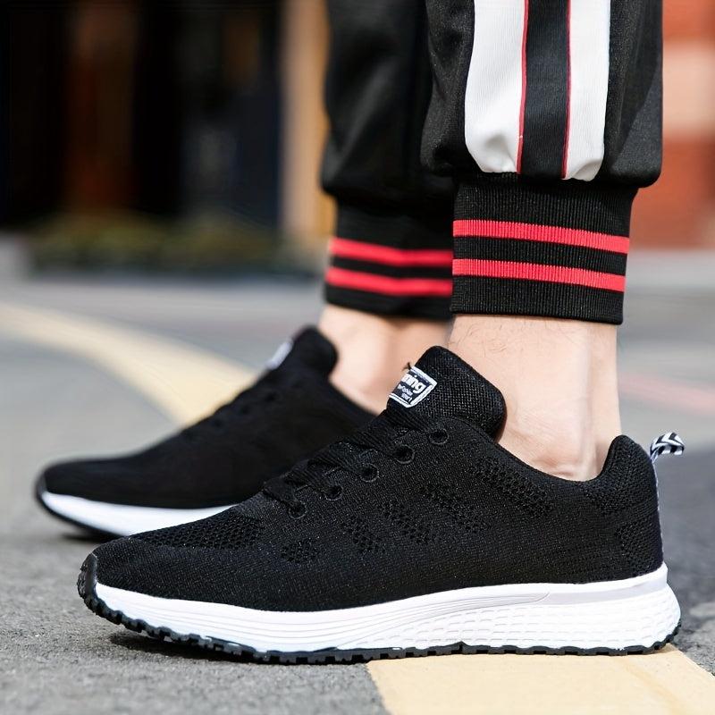 Women's Breathable Woven Sneakers Low Top Sport Shoes