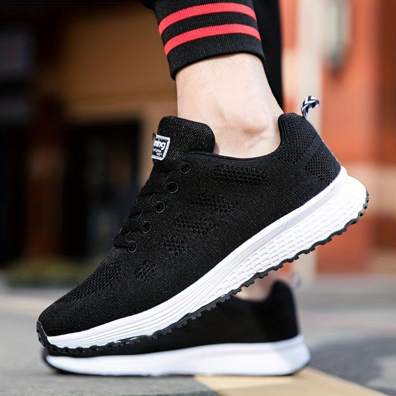 Women's Breathable Woven Sneakers Low Top Sport Shoes