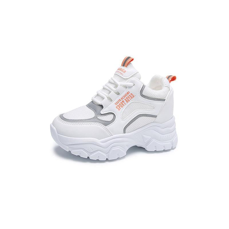 Women's Breathable Casual Sneakers Spring Autumn Inner Heightening Dad Shoes