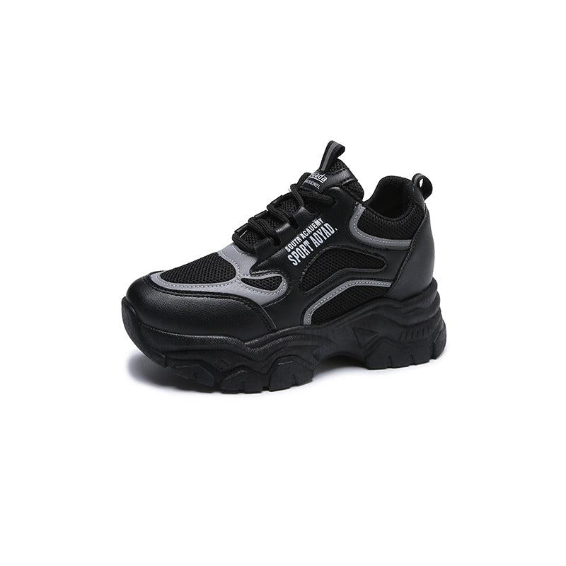 Women's Breathable Casual Sneakers Spring Autumn Inner Heightening Dad Shoes