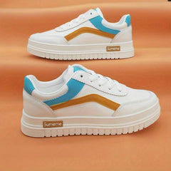 Women's Stylish Lace Up Running Sneakers - Outdoor Shoes